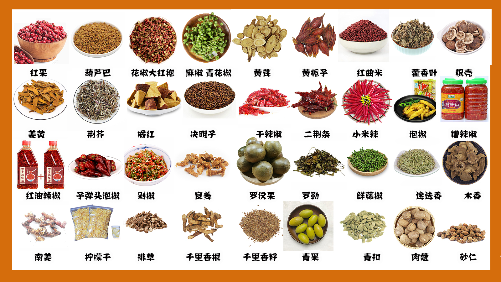 厨房里的瓶瓶罐罐,10大类调味品,100种调料习性用途用法图片大全