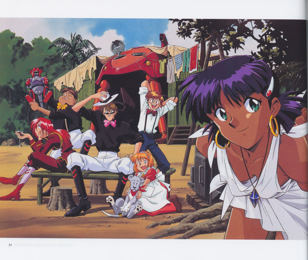 gainax蓝宝石之谜插画集