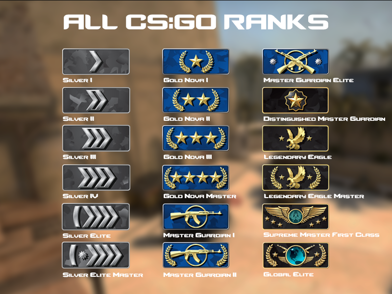 csgo水平组等级