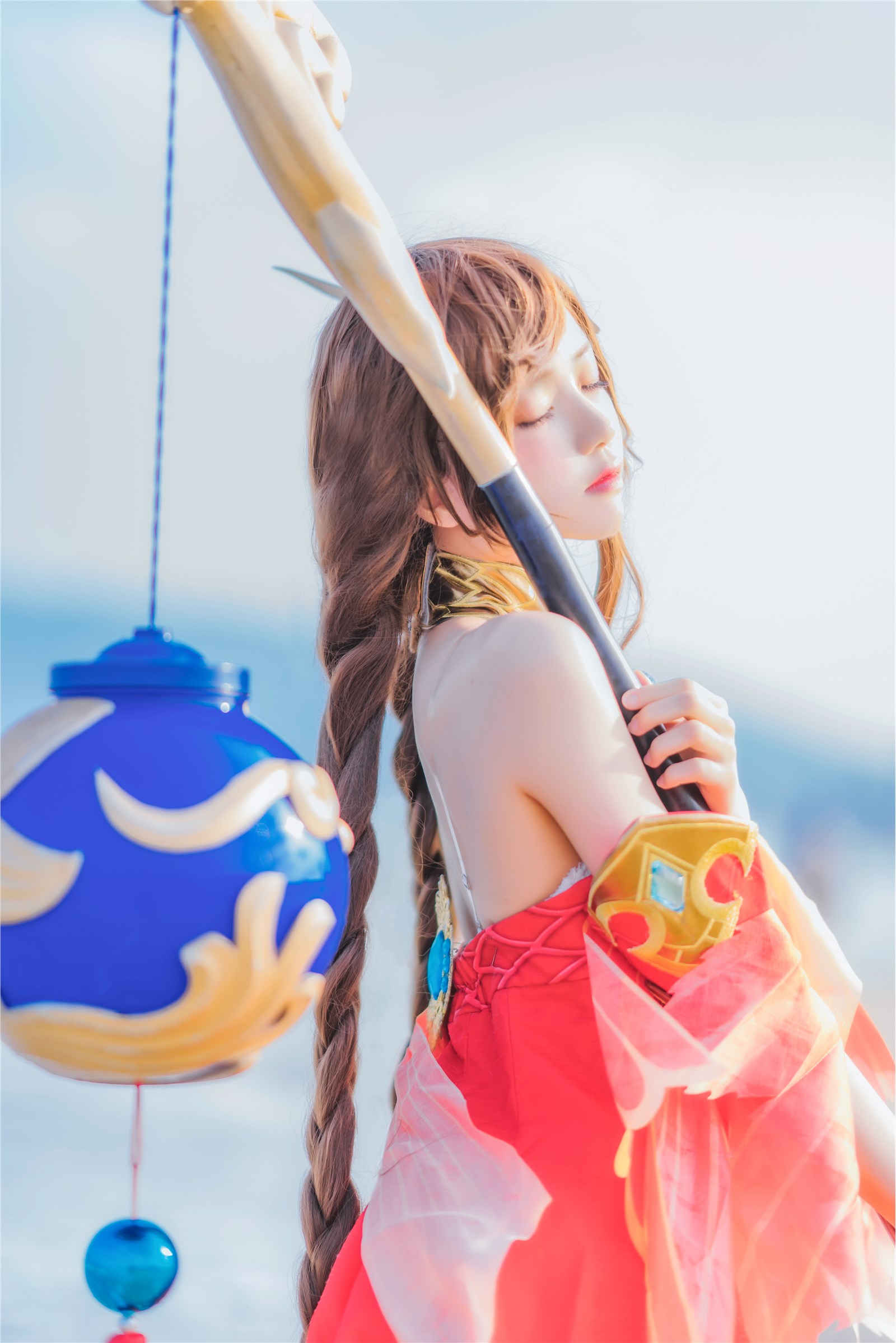 每日cos沧海之矅倾城之容最美大乔cosplay