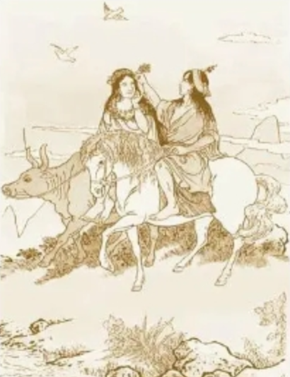 关于其起源,有著名的"白马青牛"的传说.