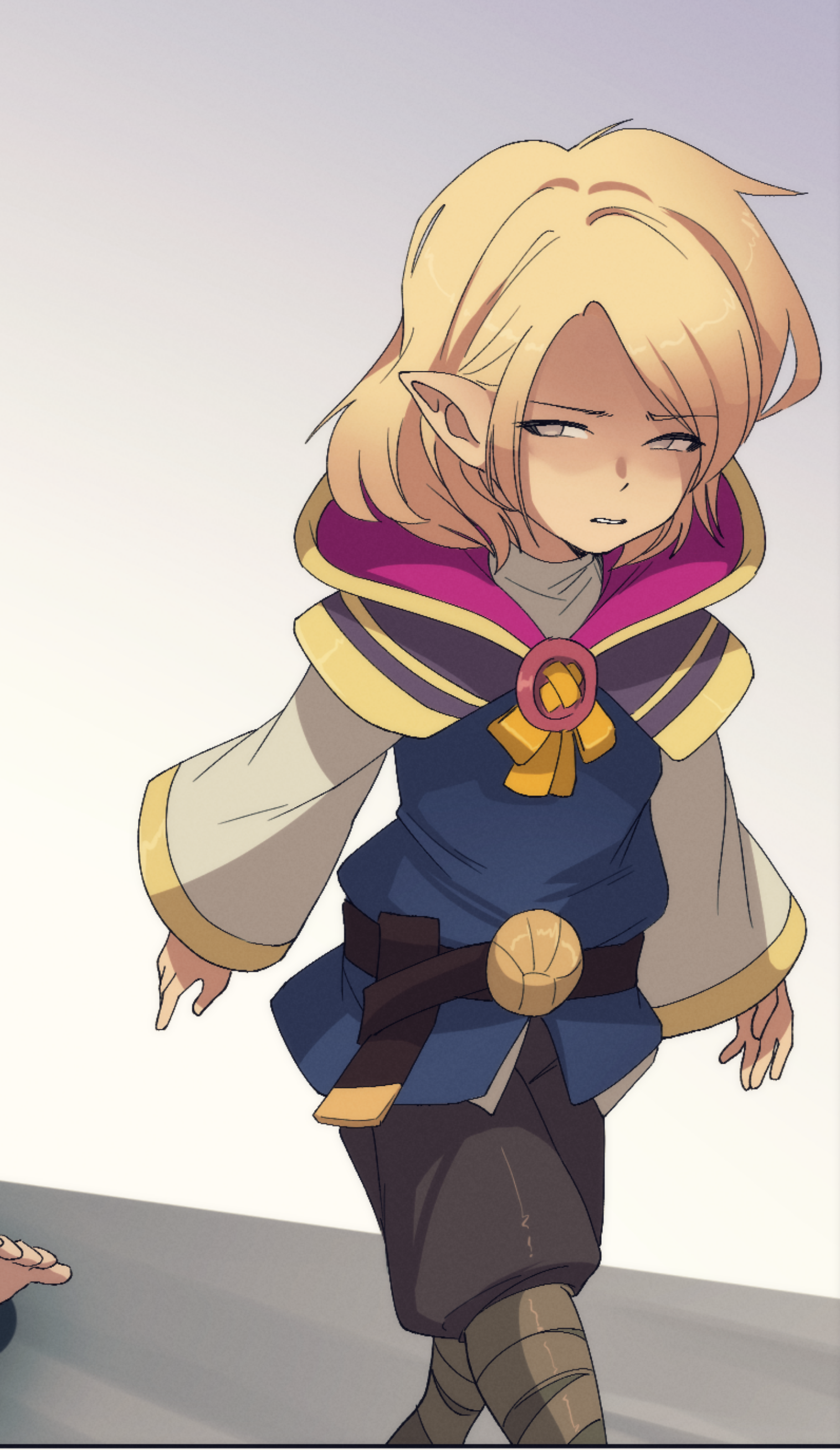 转载dota2 同人图 敌法追小卡尔  (via:rikokyu)