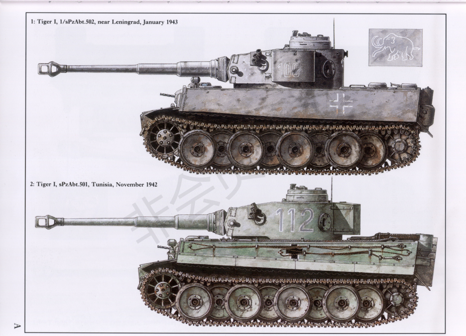 几张虎式坦克图片摘自ospreyno05tigeriheavytank194245