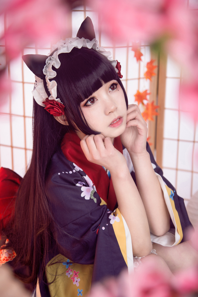 cos我的妹妹不可能那么可爱黑猫和服五更琉璃