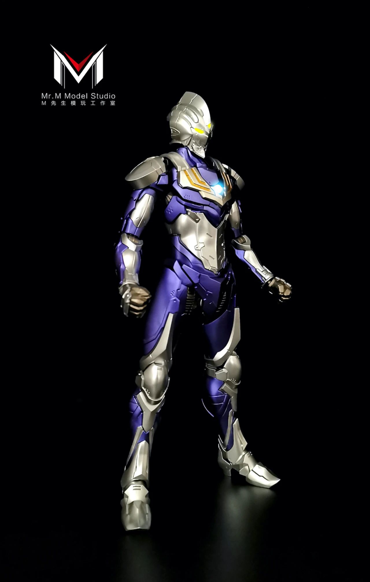 m先生的机动奥特曼迪迦装甲天空形态金属配色
