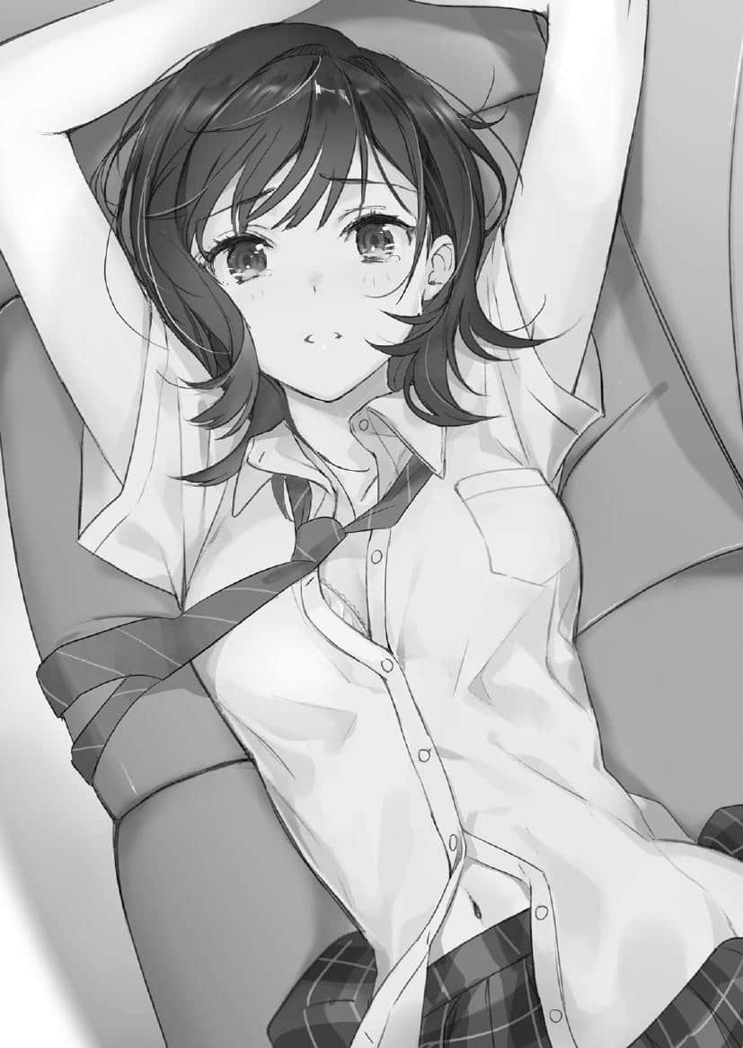 千岁同学在波子汽水瓶内——轻小说插画