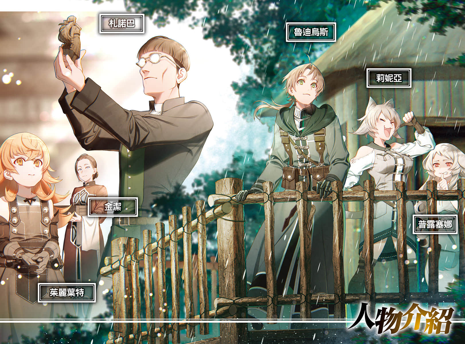 无职转生～到了异世界就拿出真本事～轻小说插画