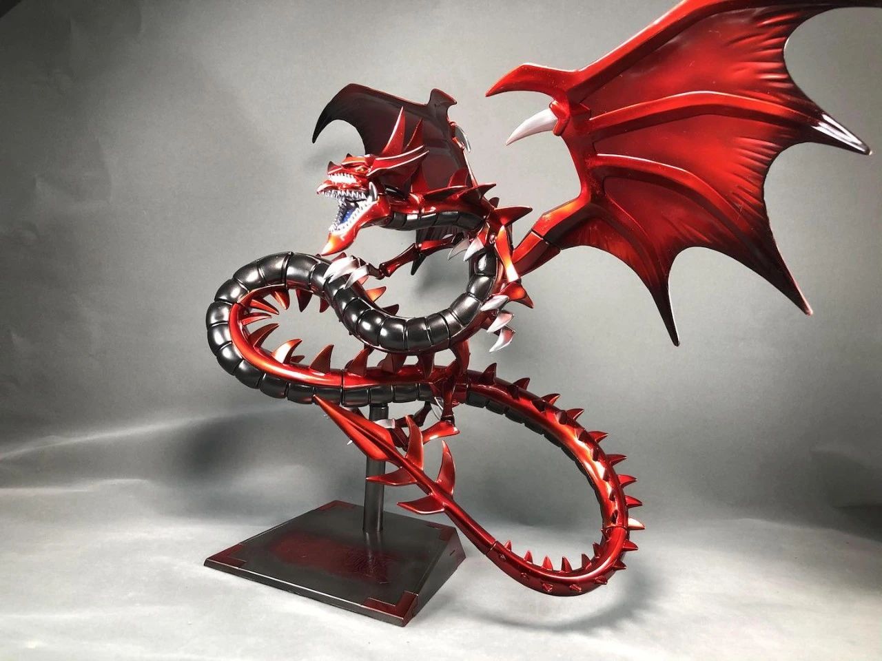 游戏王三幻神及青眼究极龙雕像