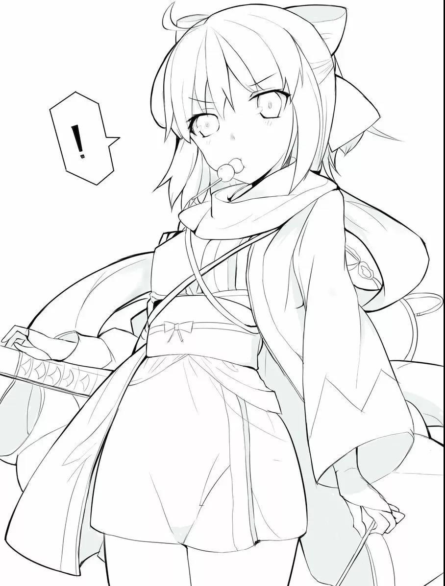 板绘萌新如何练线稿附送一大波线稿素材抓紧收藏