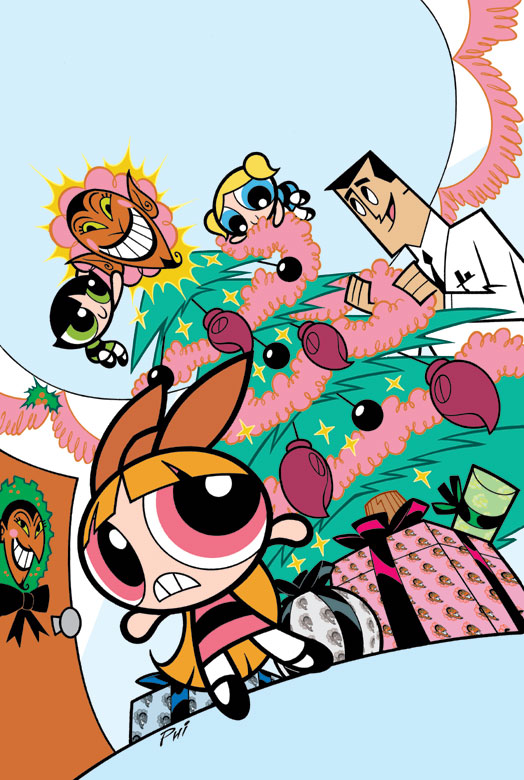 【壁纸】飞天小女警前54期漫画及电影版漫画封面无字版(第一期)(壁纸