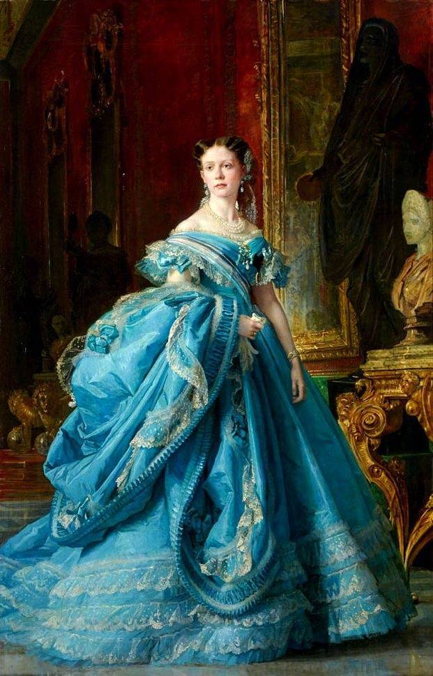 西方古代最昂贵的蓝色衣服西方油画蓝色来源是宝石