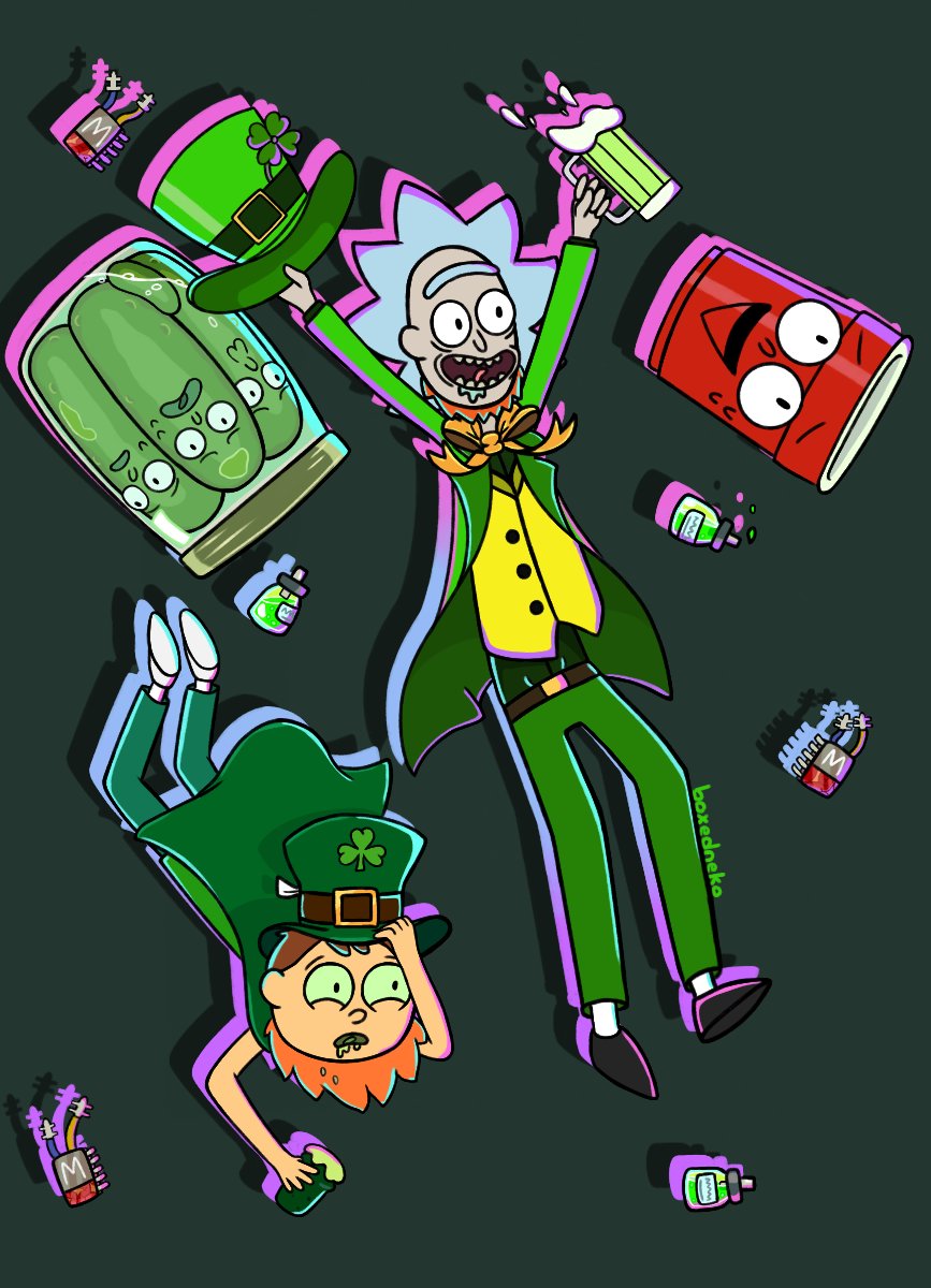 瑞克和莫蒂推特绘画插画分享②