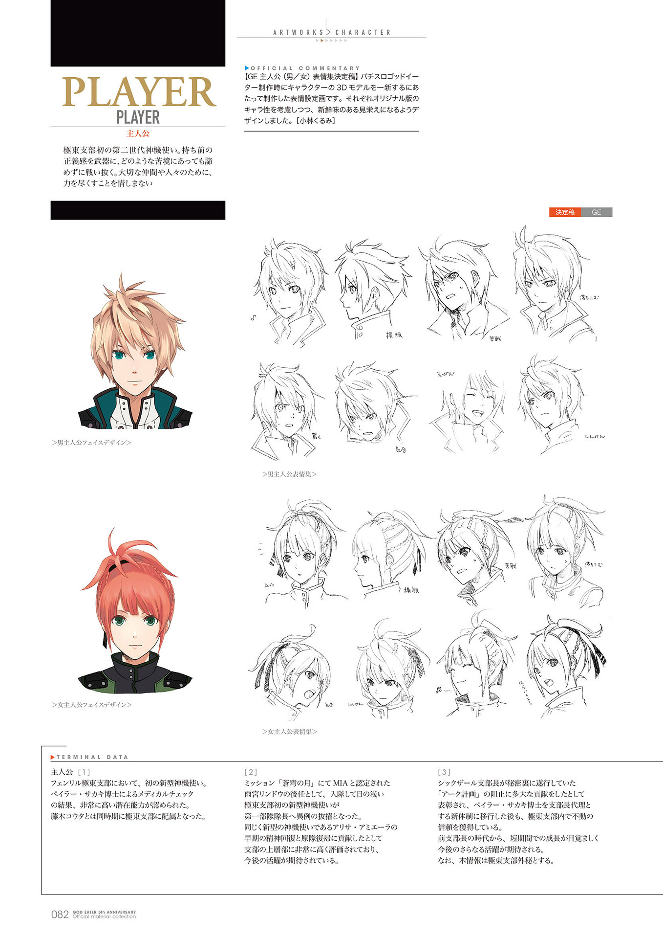 噬神者god Eater 5th Anniversary 公式资料设定集