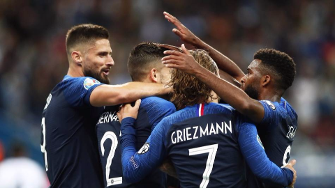 2020年欧洲杯预选赛第5轮法国vs阿尔巴尼亚全场集锦