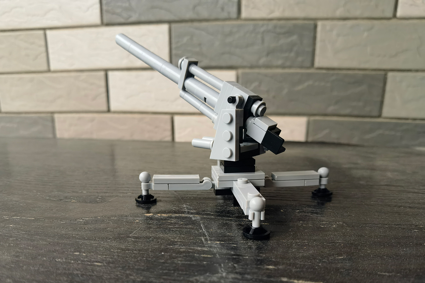 又是一门炮开箱全冠积木flak36火炮