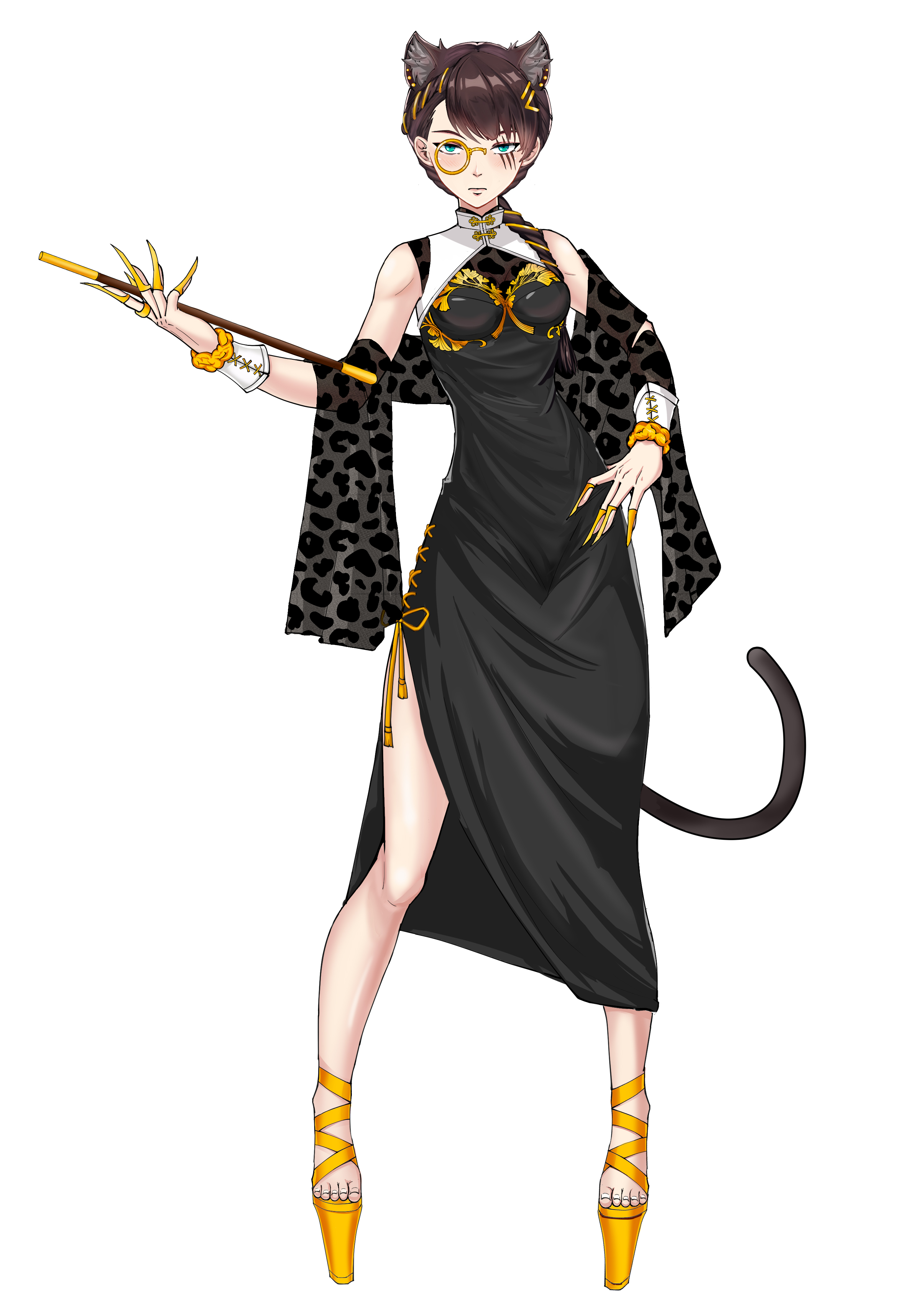 【画师修炼】帮朋友的女朋友画的虚拟形象,究极工具人就是我了