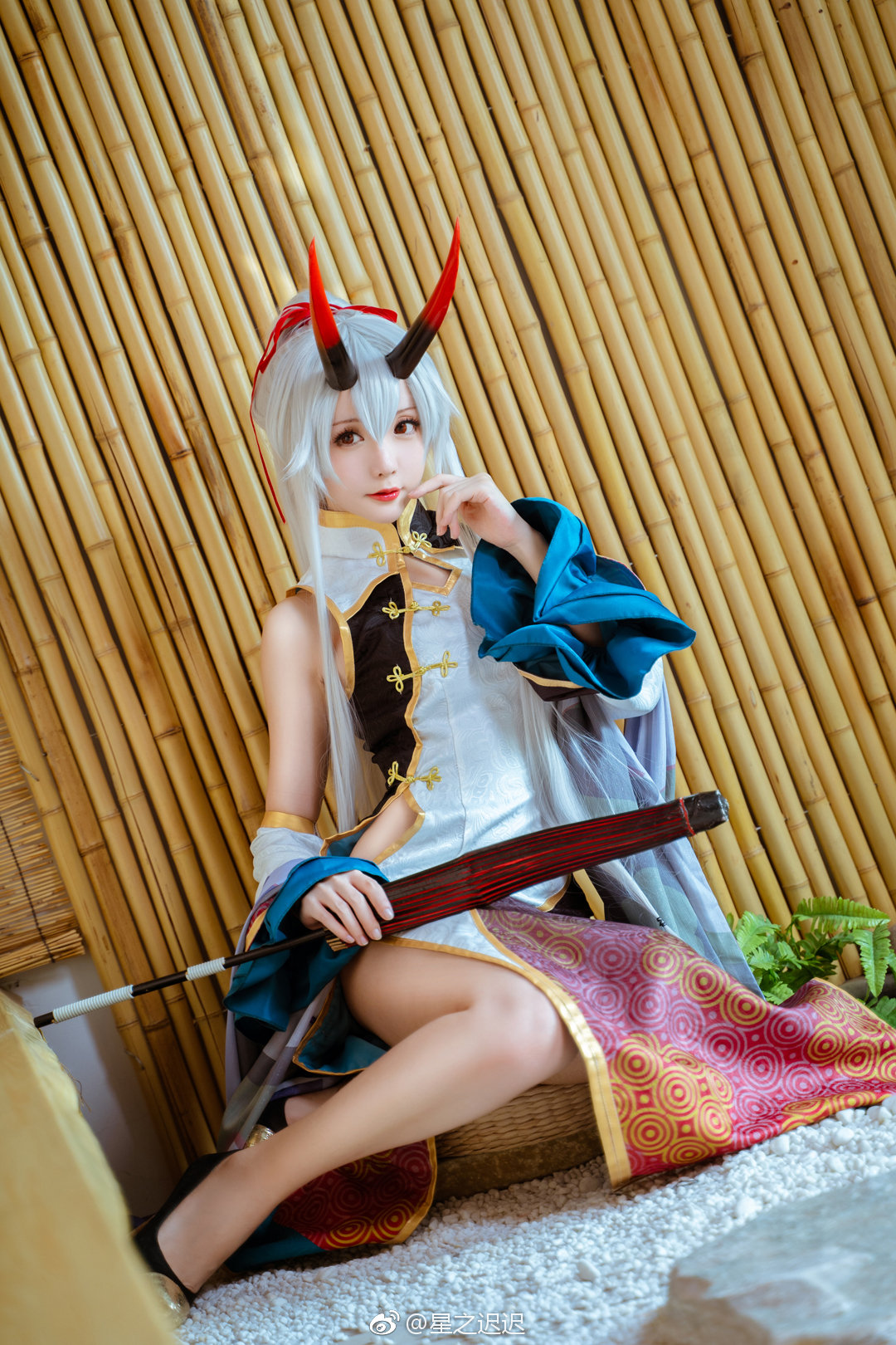 cos巴御前旗袍长腿细腰颜值还高