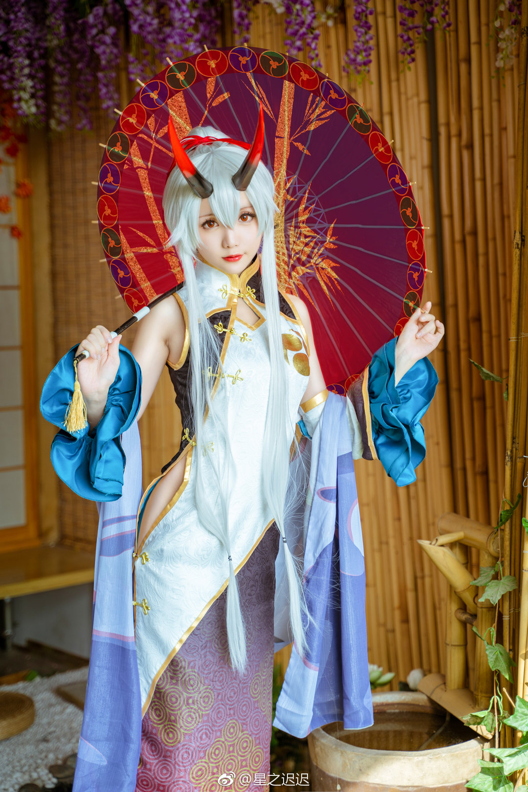 cos巴御前旗袍长腿细腰颜值还高