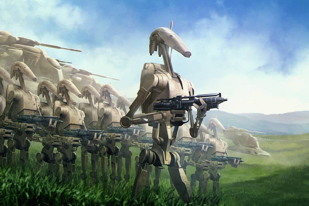 星球大战鸭子兵b1战斗机器人