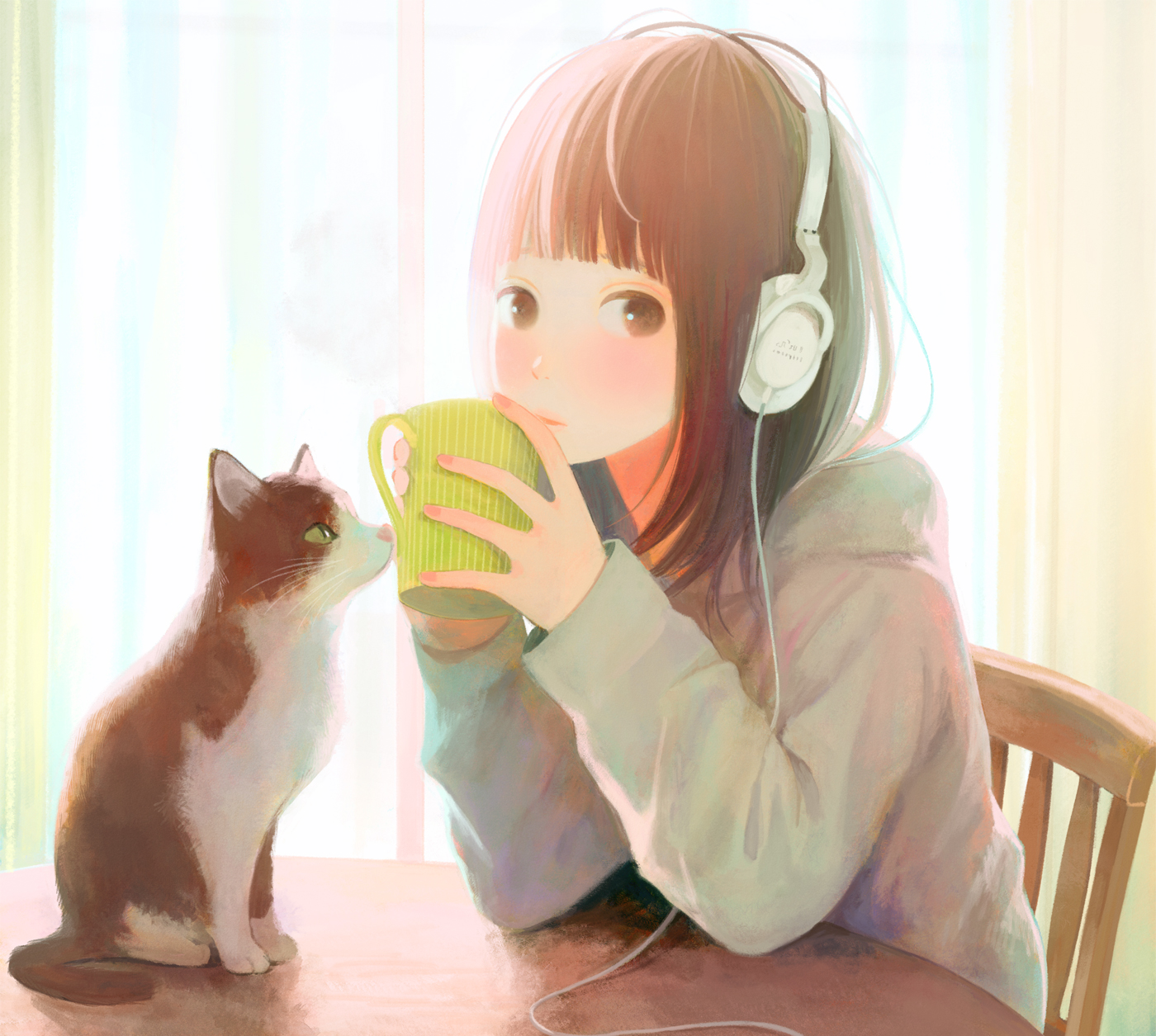 p站搬运她和她的猫