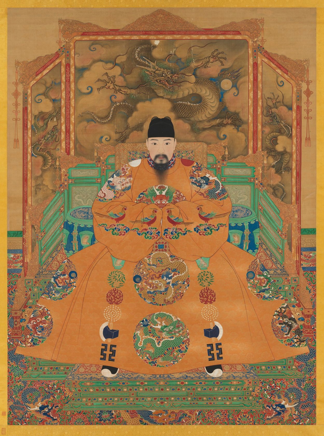 中国明朝1470年庚寅成化六年明孝宗弘治皇帝朱佑樘