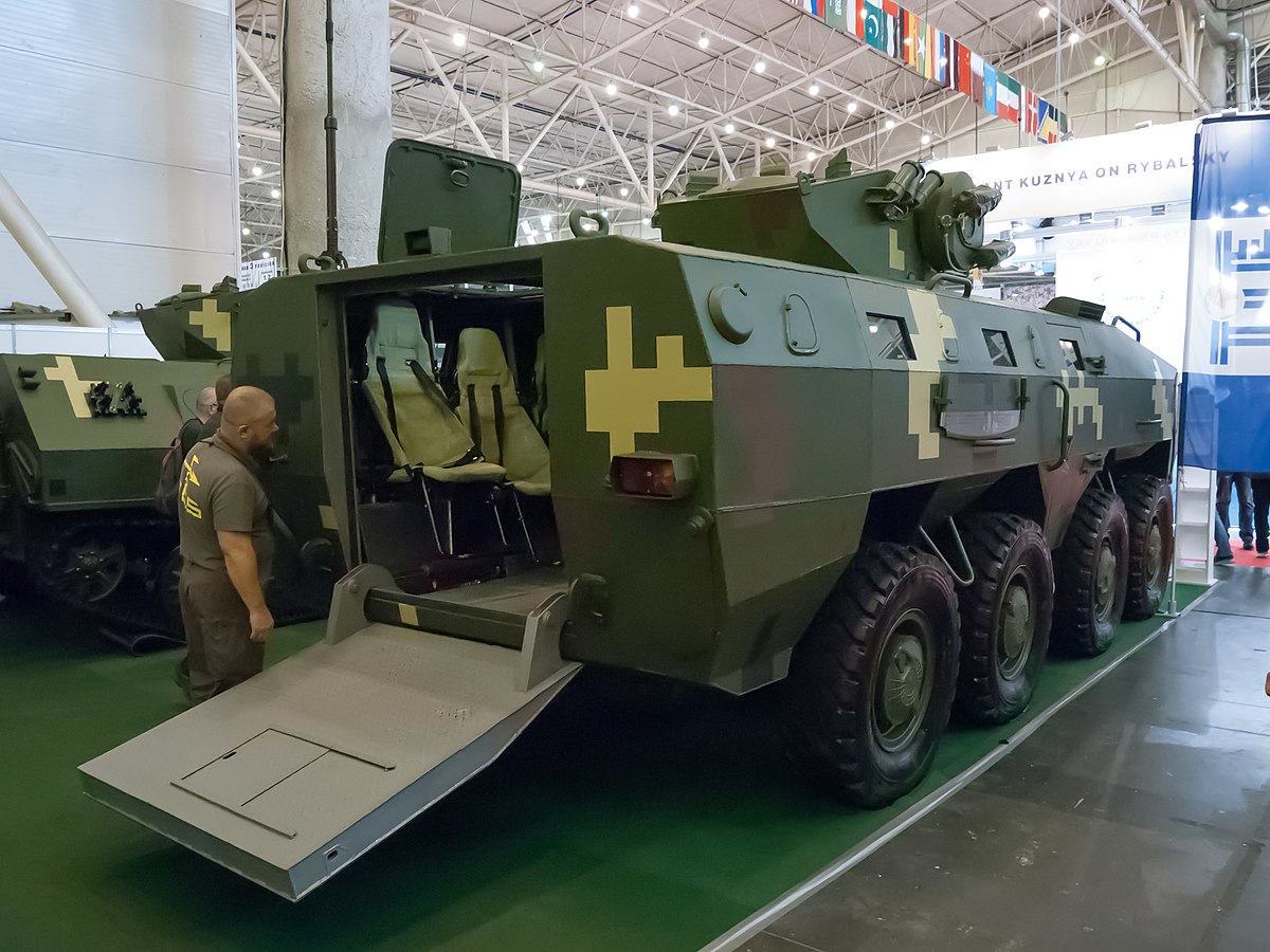 乌克兰btr-70 "瓦兰" (btr-70 varan)8x8轮式装甲运兵车 - acfun弹幕