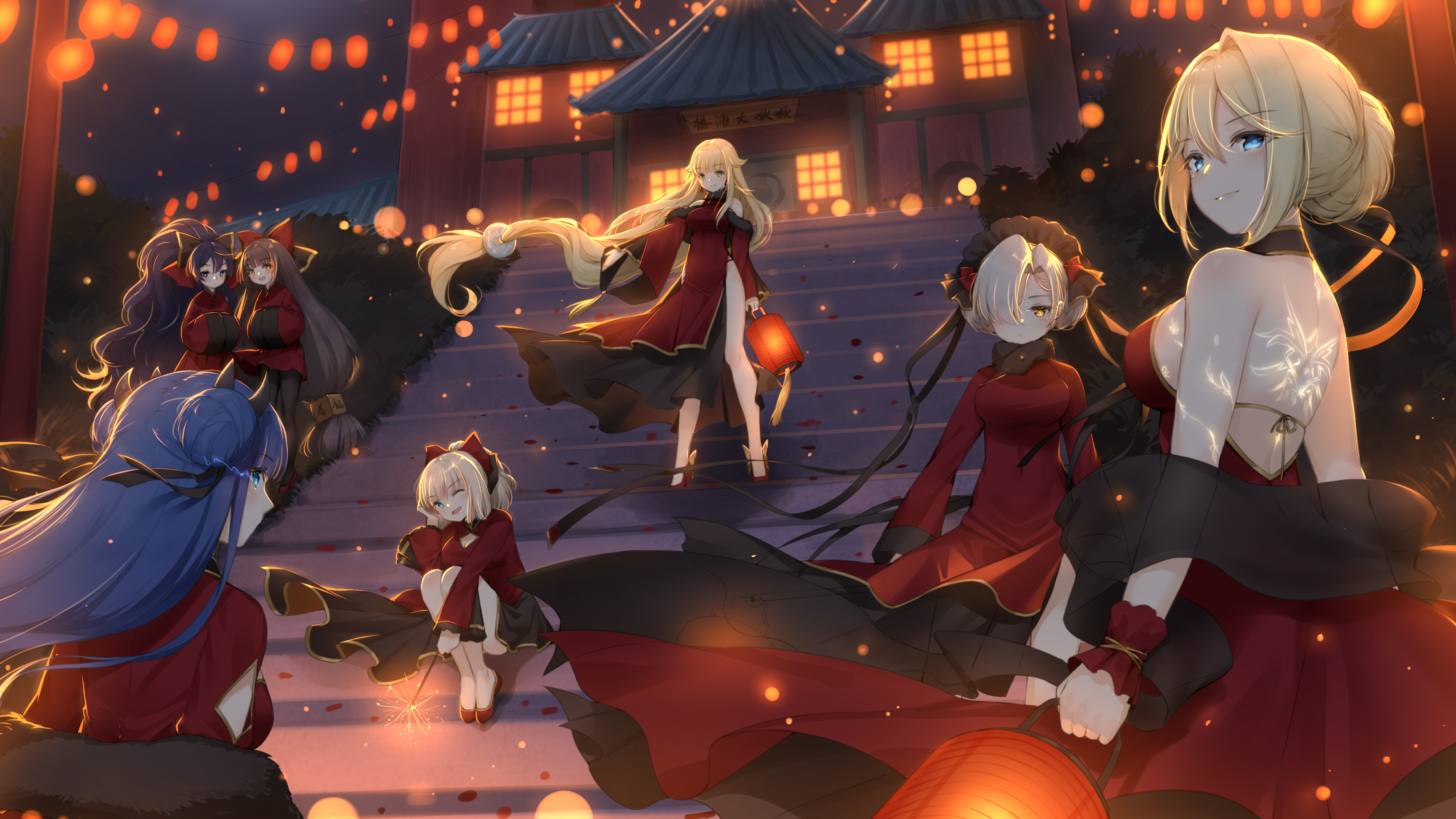 动漫壁纸朋克战车雪景狐狸娘2020年1月号