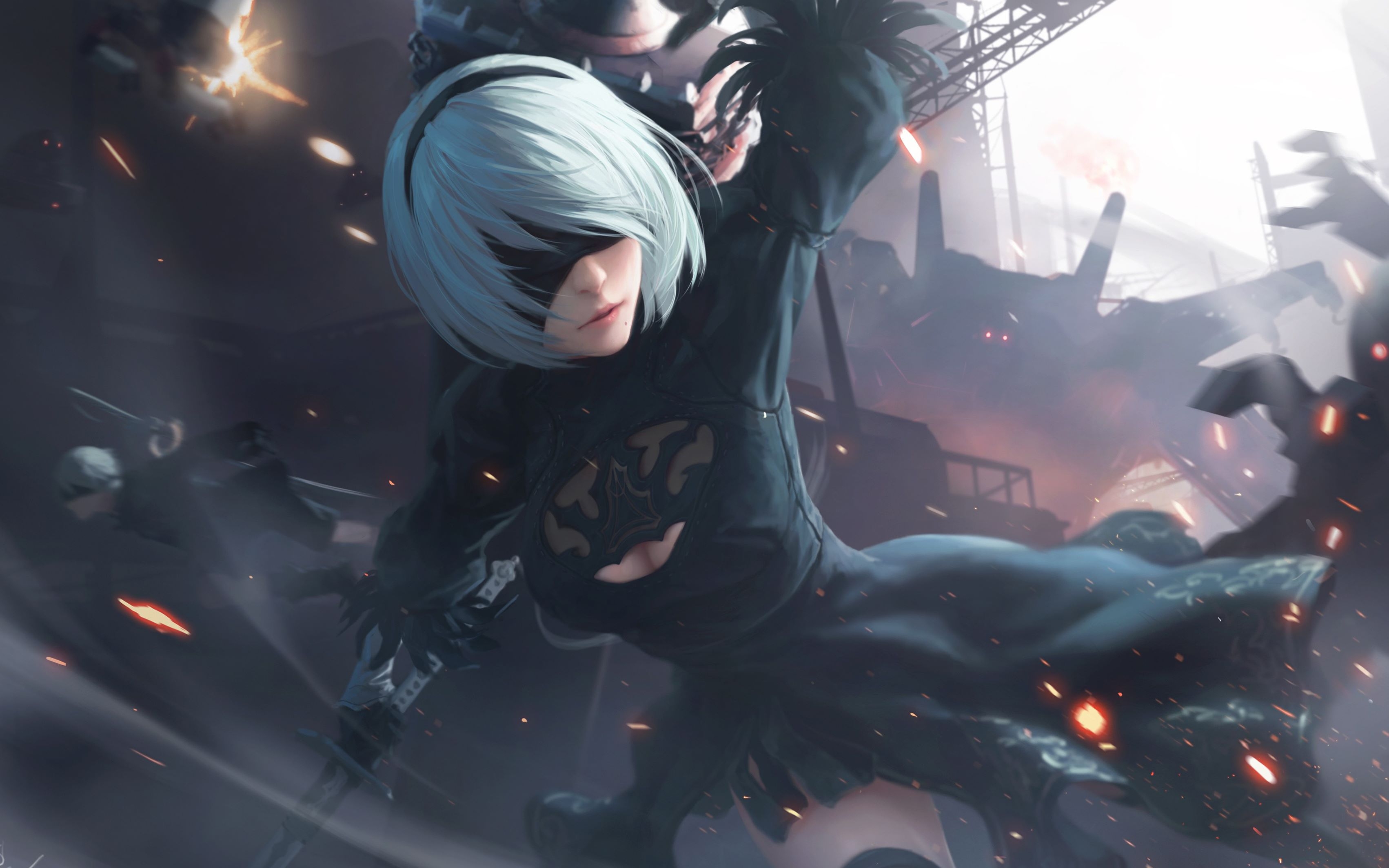 4k壁纸尼尔机械纪元2b小姐姐