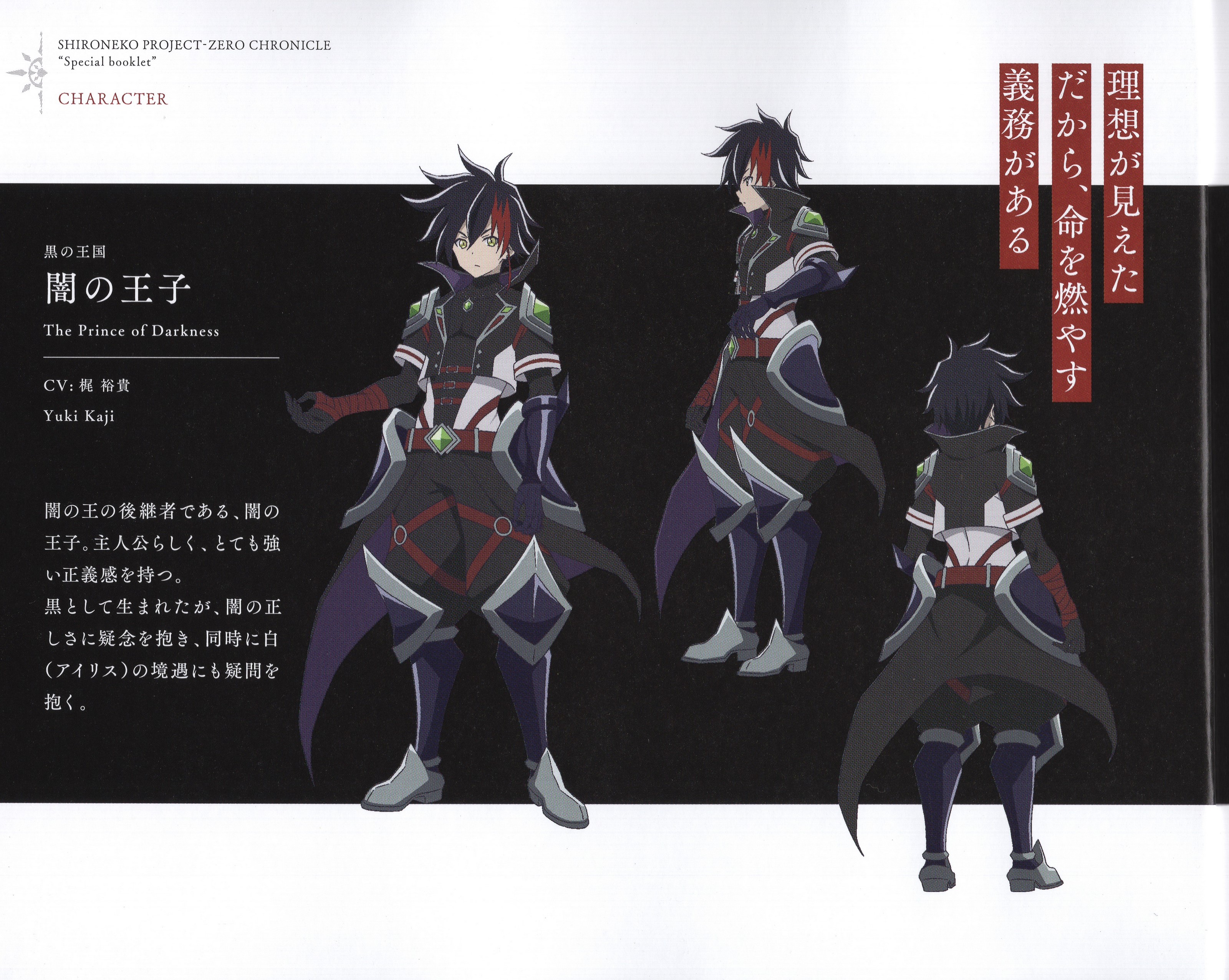 白猫project Zero Chronicle 设定集上