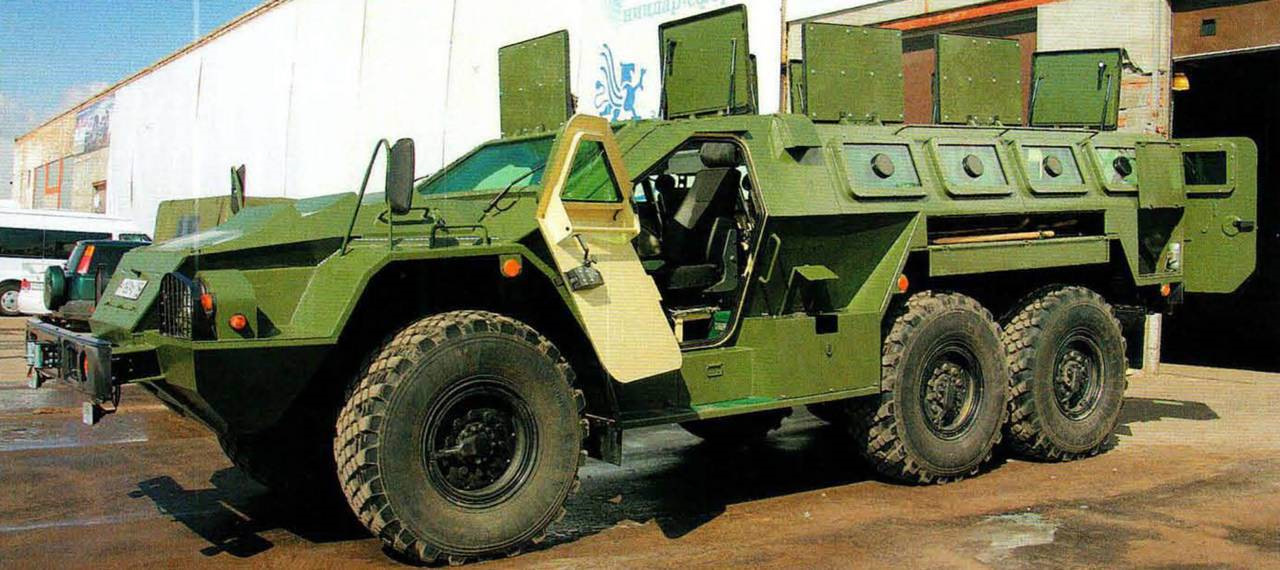 俄罗斯sba60k2布拉特6x6轮式装甲运兵车