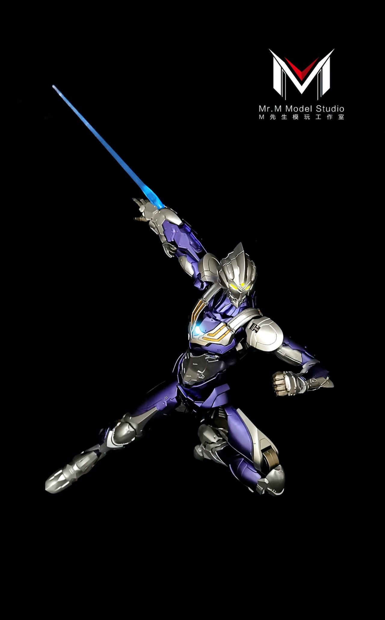 m先生的机动奥特曼 迪迦装甲(天空形态金属配色)