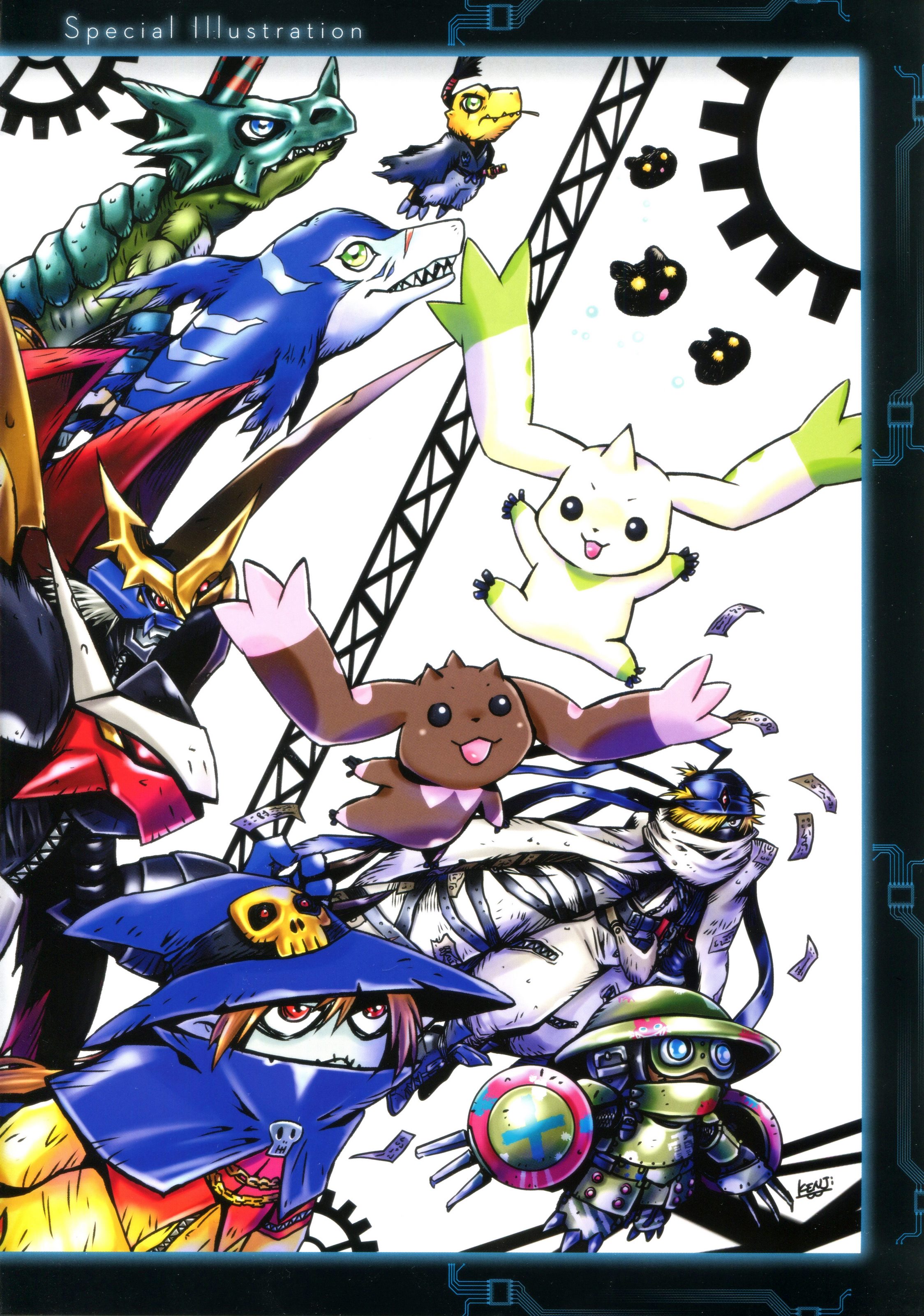 数码宝贝 设定集 digital monster art book ver.pendulum