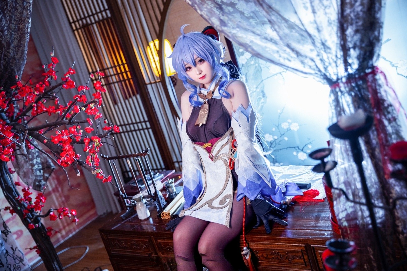 cosplay精选原神cos甘雨精致的瓷娃娃