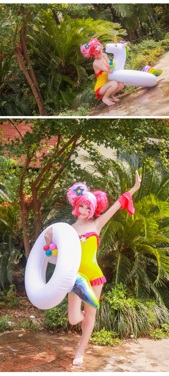 【cos】王者荣耀 小乔缤纷独角兽