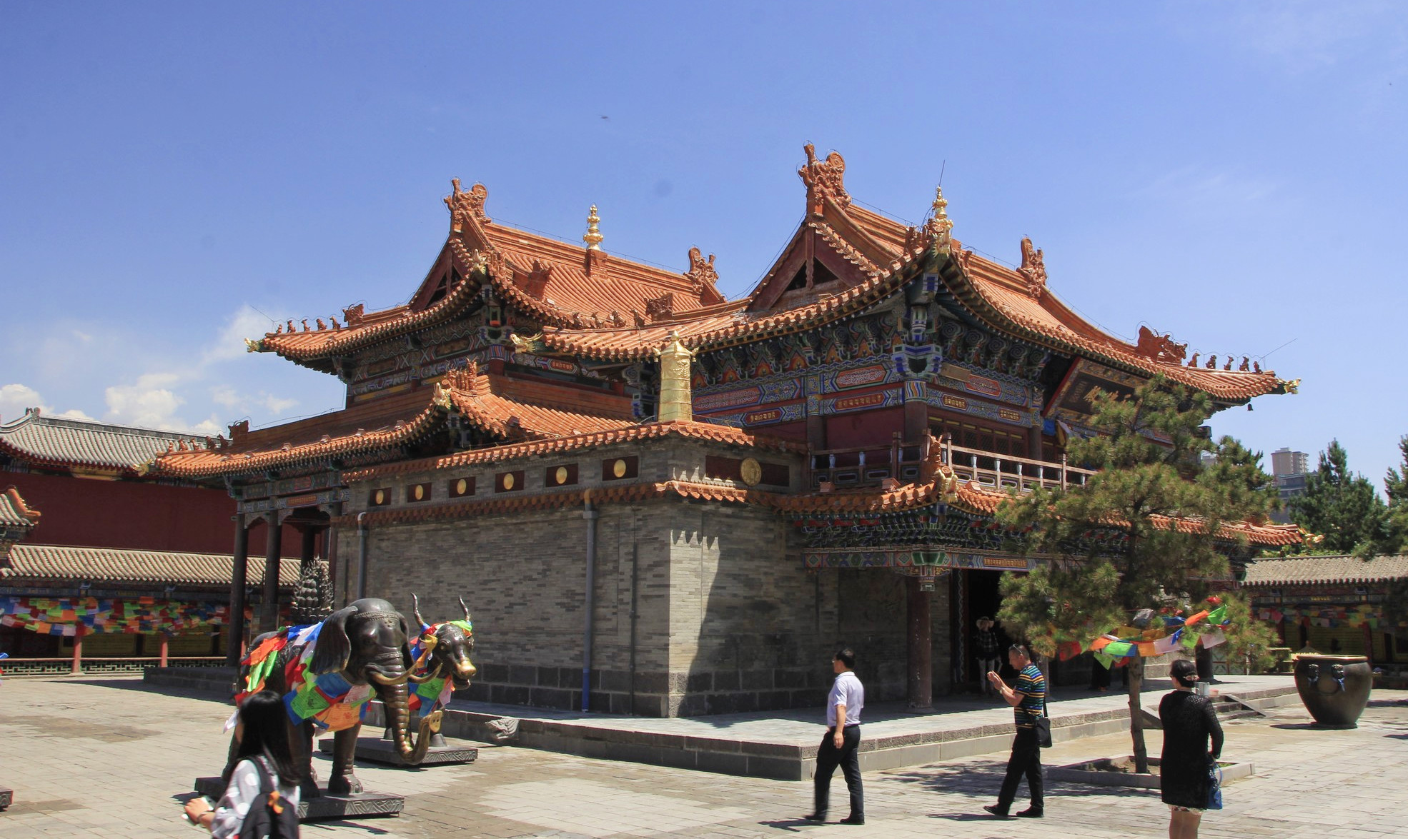 古寺观呼和浩特大召寺