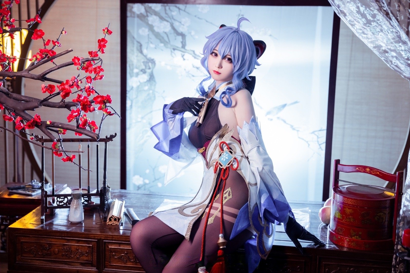 cosplay精选原神cos甘雨精致的瓷娃娃