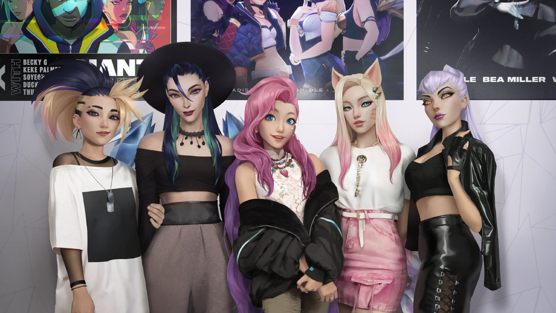 英雄联盟kda女团最新新动态哪款小姐姐是你的最爱