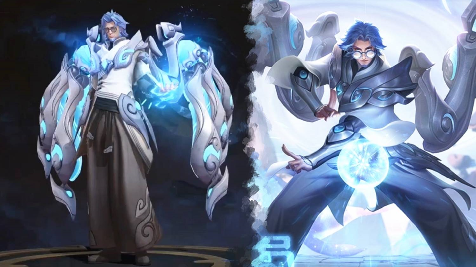 鲁班大师新皮肤【归墟梦演】展示!建模很精致!新发型很帅!