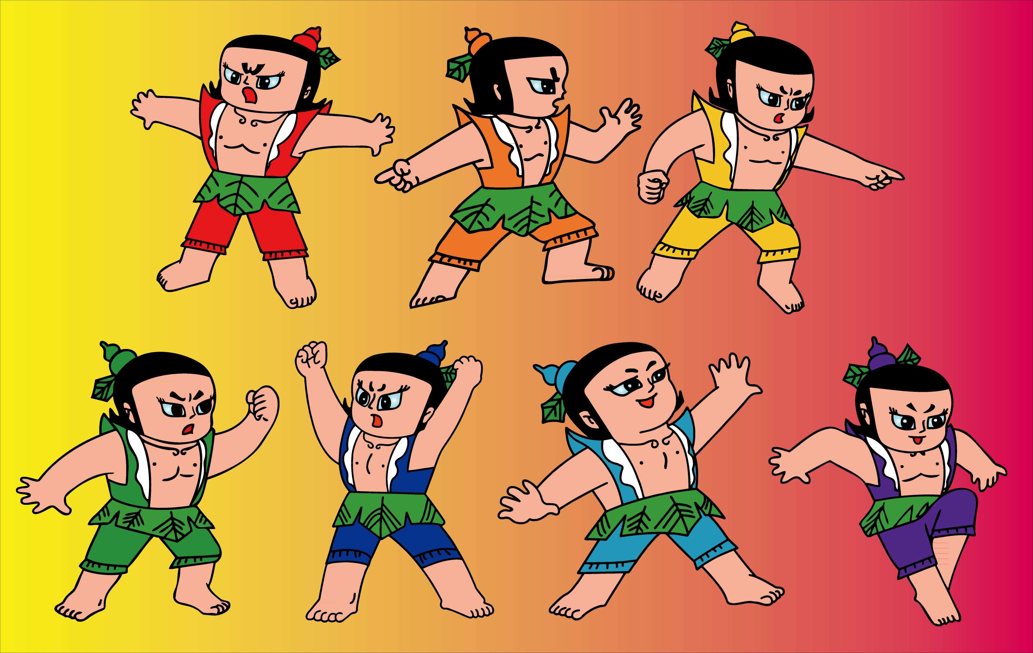 n次元壁纸----葫芦娃