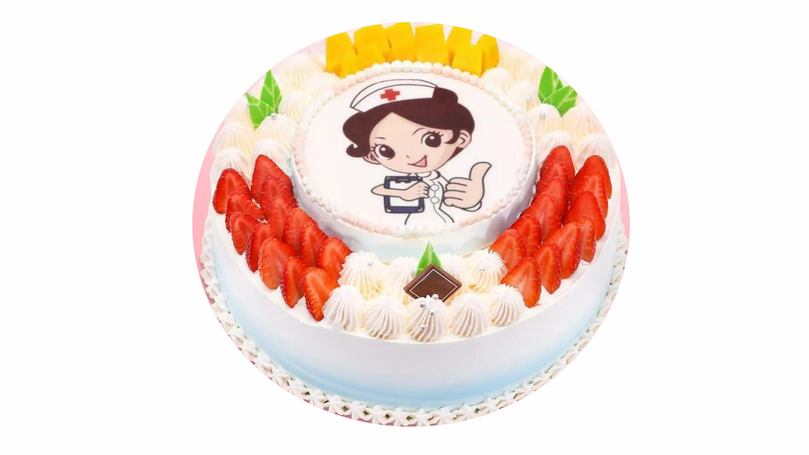 打印出漂亮的天使造型,美味的蛋糕,美观的外形,送给最美的白衣天使