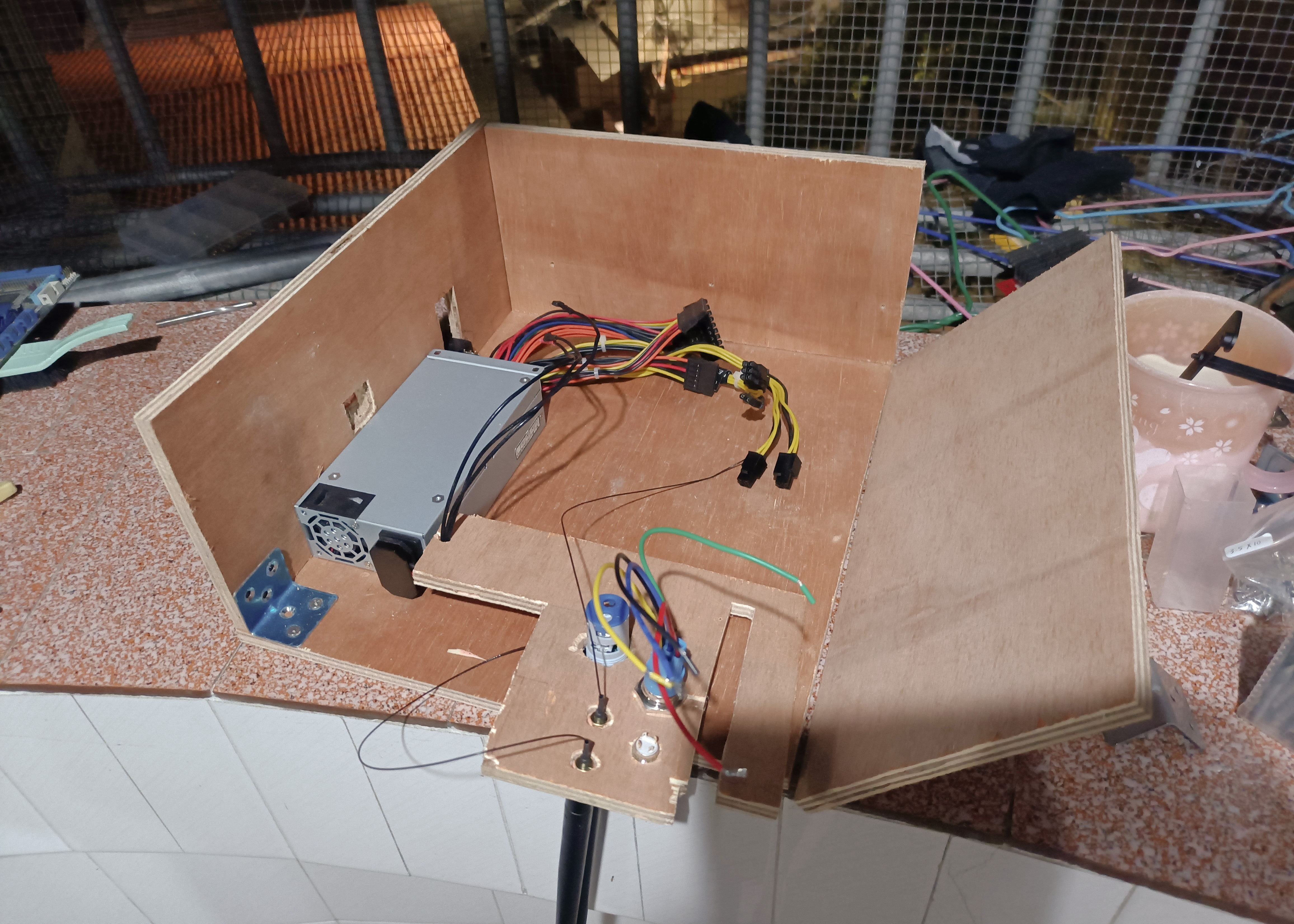 自制半开放式机箱电脑主机