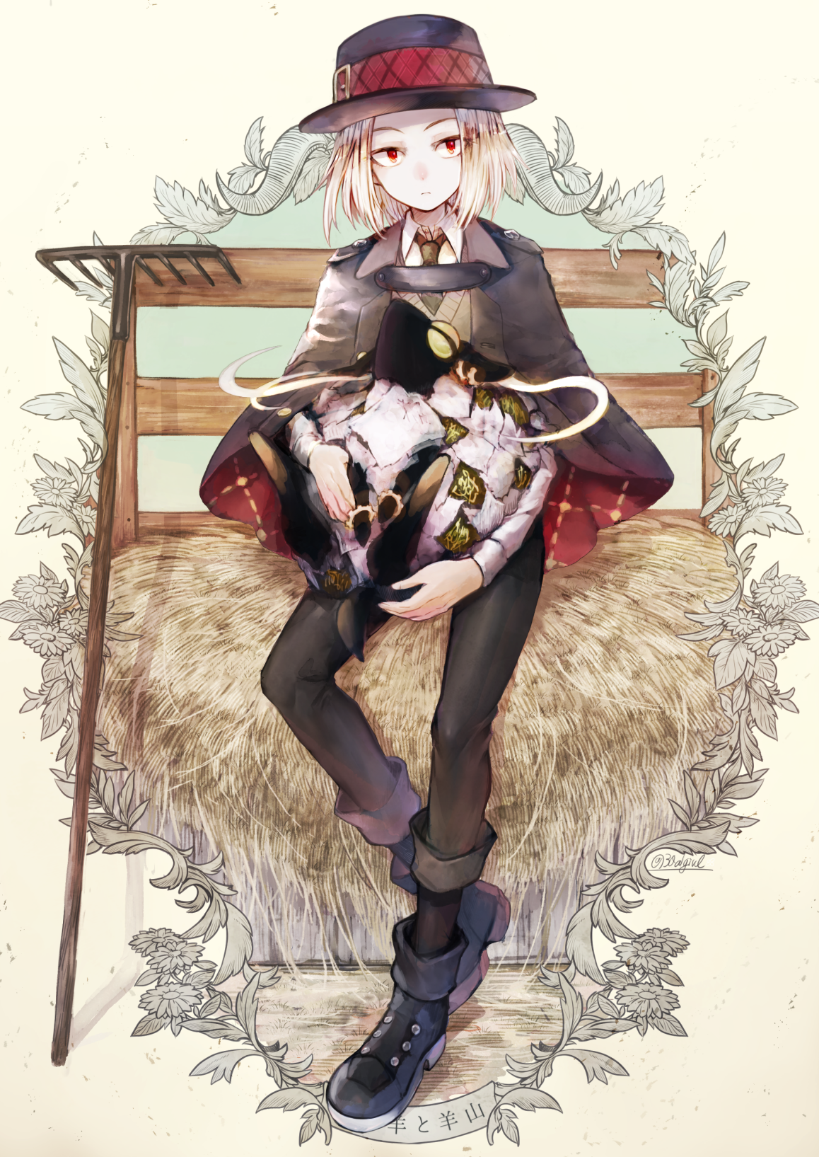 女粉福利二次元小哥哥特辑弎金发赤眼雄狮