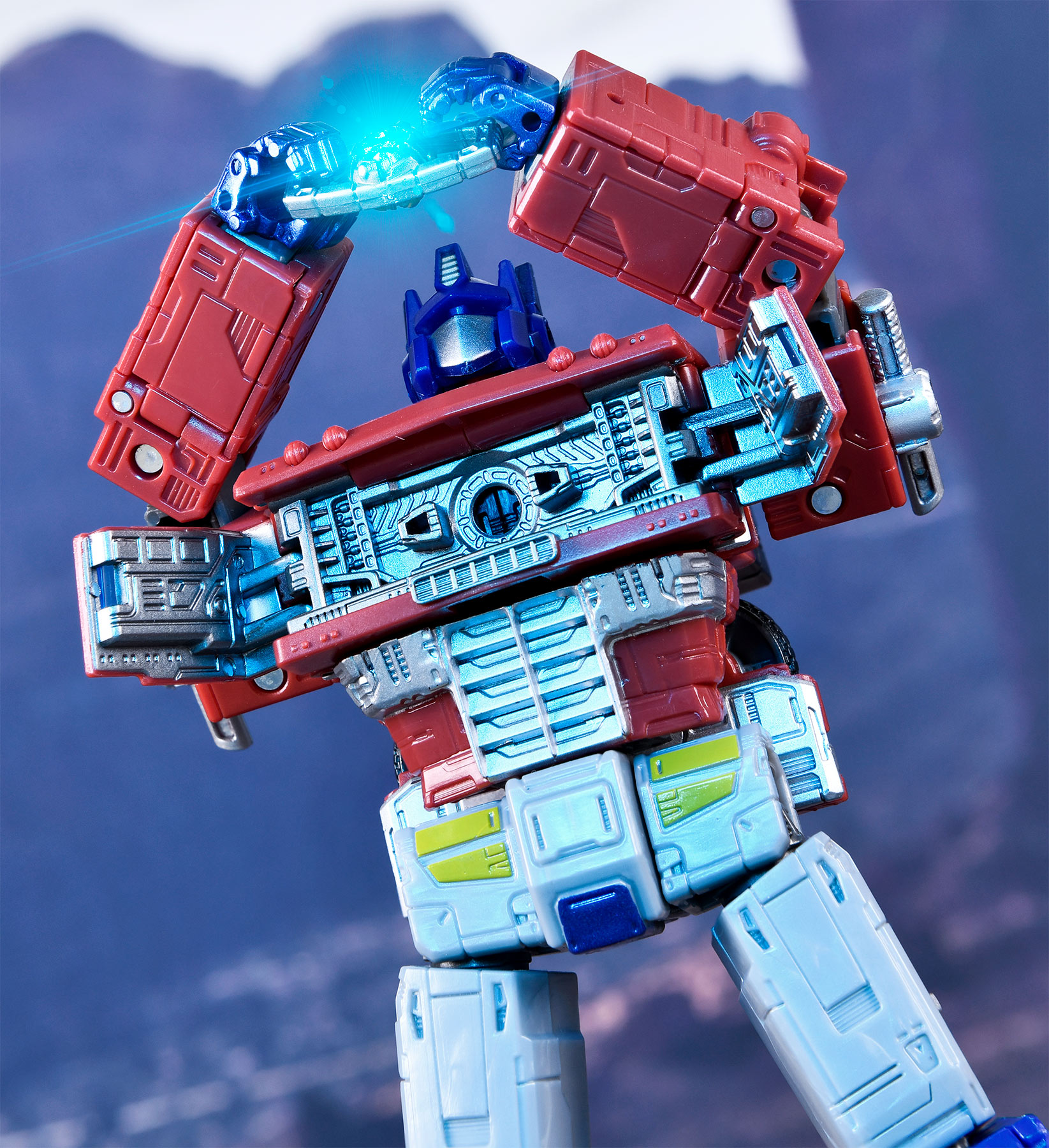 变形金刚 地球崛起 红蜘蛛 吊车 擎天柱