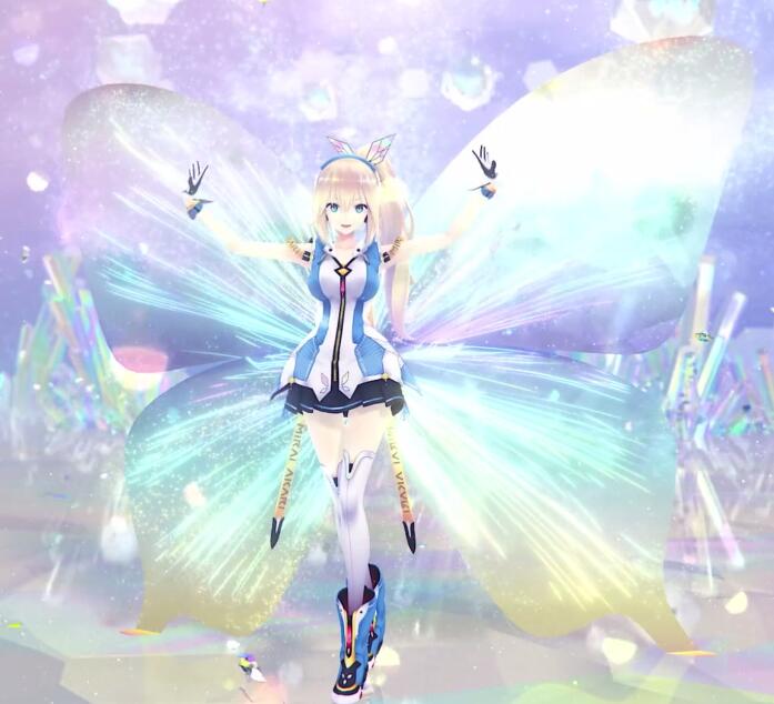 miraiakari未来明新衣装披露同时发布了新歌的mv