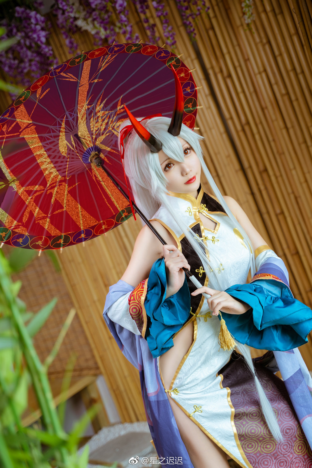 cos巴御前旗袍长腿细腰颜值还高