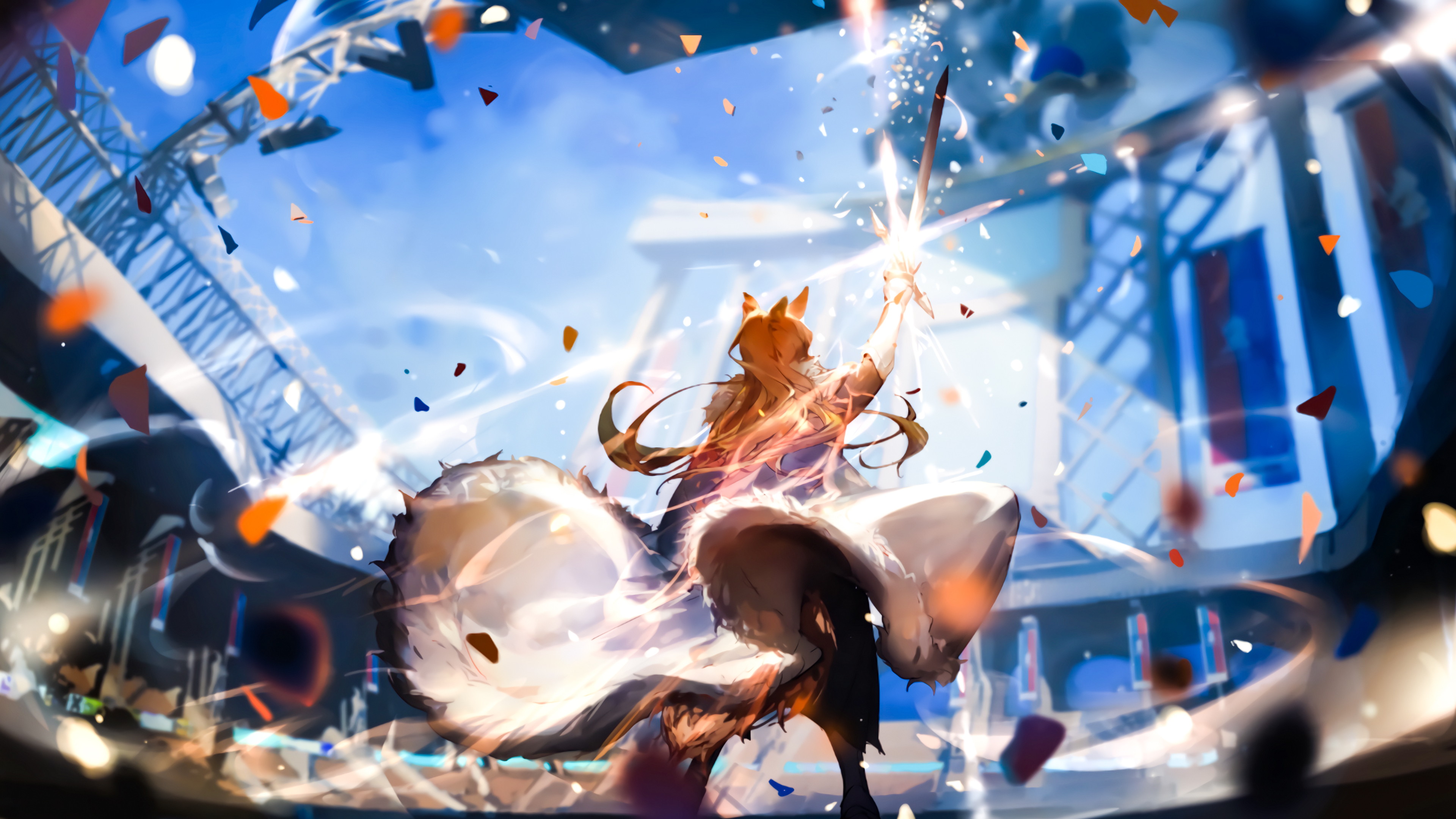 明日方舟瑕光立绘剧情调色壁纸