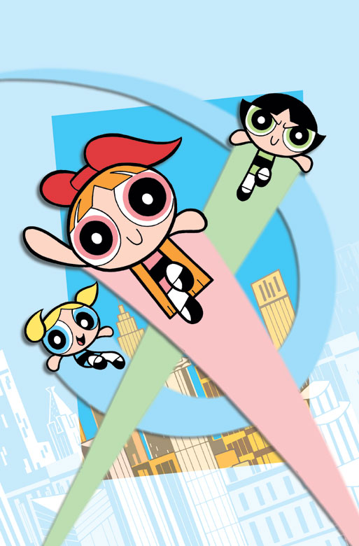 壁纸飞天小女警前54期漫画及电影版漫画封面无字版第一期壁纸专用