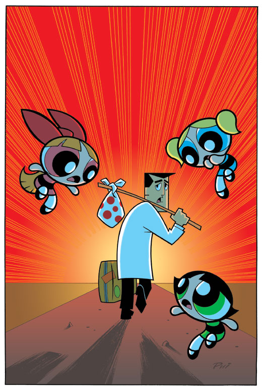 壁纸飞天小女警前54期漫画及电影版漫画封面无字版第一期壁纸专用