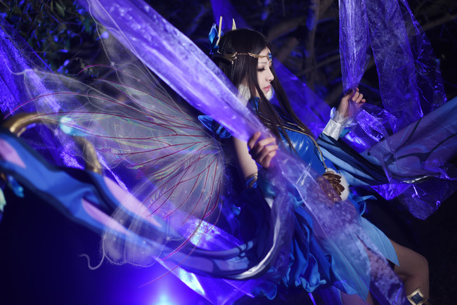 cos王者荣耀貂蝉蝴蝶梦