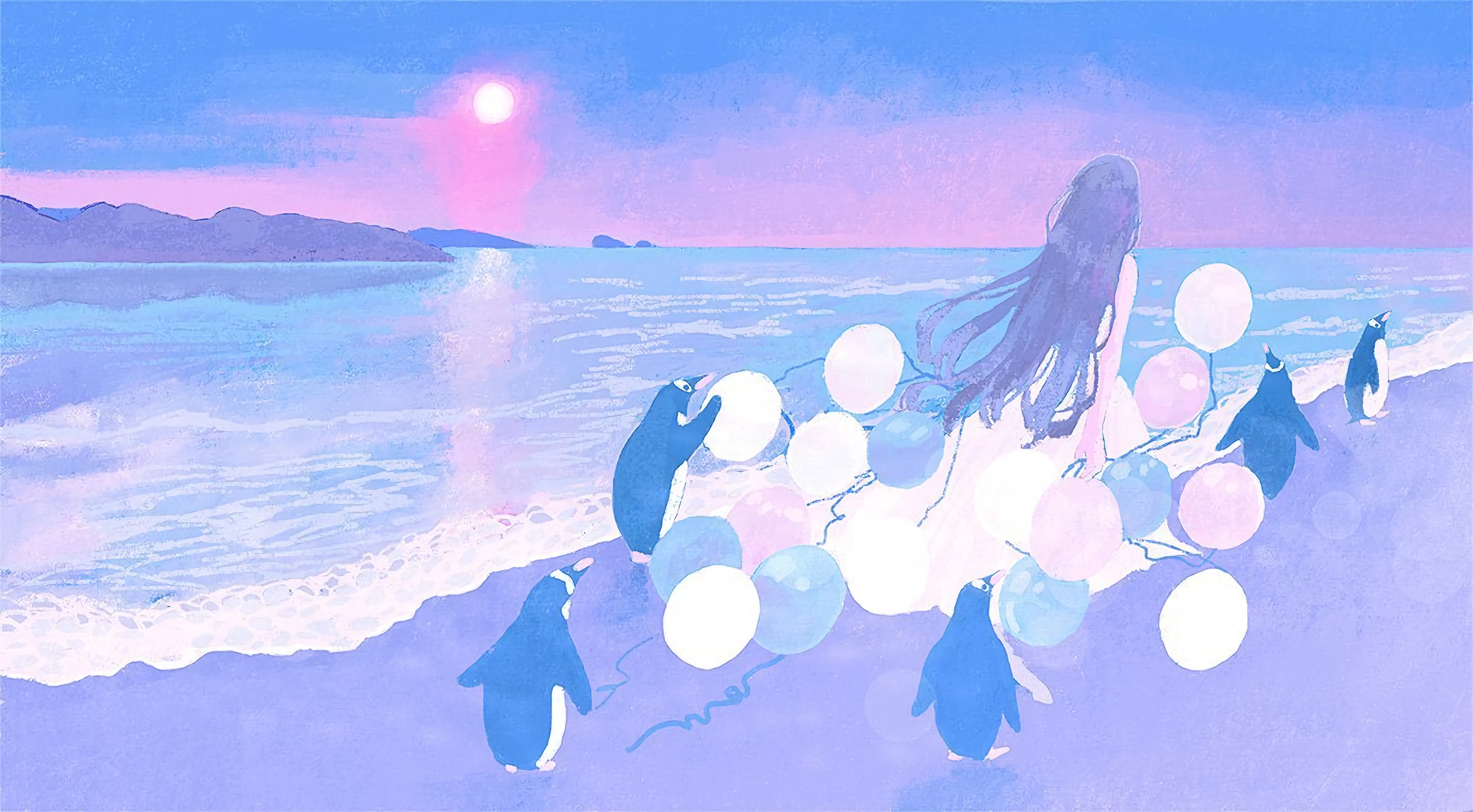 二次元手机电脑壁纸鸽子的回归